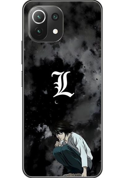 Xiaomi Mi 11 Lite Uyumlu Şeffaf Kılıf Death Note 2 Tasarımlı