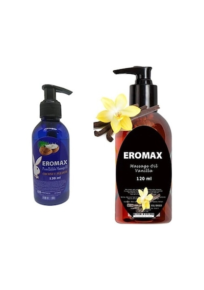 Eromax Vanilya Aromalı Jell + Hindistan Cevizli Yenilebilir Yağı Seti