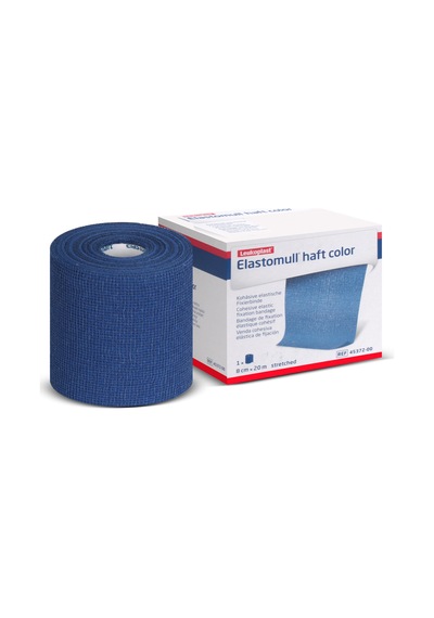 Elastomull Haft LF Bsn Fiksasyon Bandajı 8 CM x 20 M Mavi