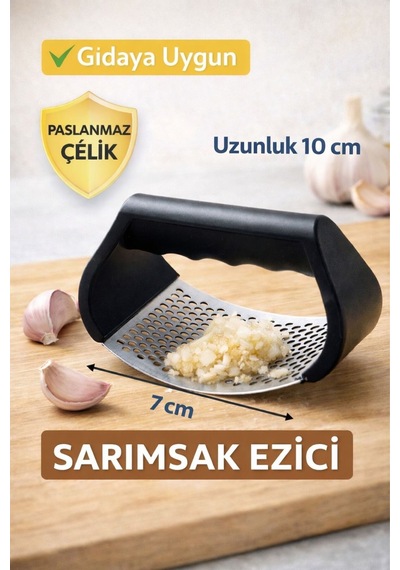 Paslanmaz Çelik Sarımsak Ezici Ergonomik Sarımsak Ezme Aparatı Diğer