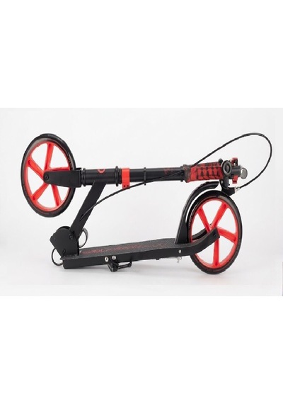 Cool Wheels 12 + Yaş Frenli Scooter / Siyah-kırmızı