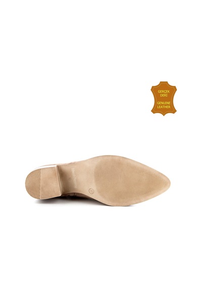 Hush Puppies Befasi 725011 Gerçek Deri, Anatomik, Kadın Bot Koyu Bej