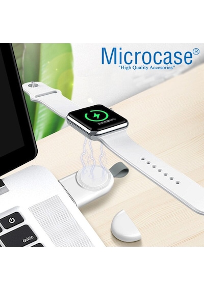 Microcase Apple Uyumlu  Watch Seri 6 44 Mm Anahtarlık Tipi Usb Şarj Aygıt