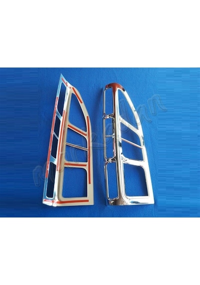 Citroen Berlingo Krom Stop Çerçevesi 2008-2018 2 Parça Abs Krom