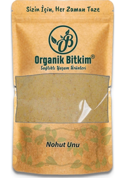 Organik Bitkim Nohut Unu (Yerli Nohut Unu) Taze Çekilmiş 1000 G