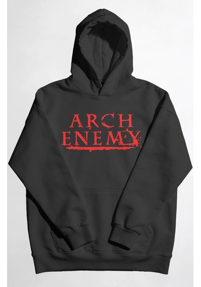 Sevbano Arch Enemy Rock Metal Müzik Grubu Sırt Baskılı Unisex Oversize Pr Siyah