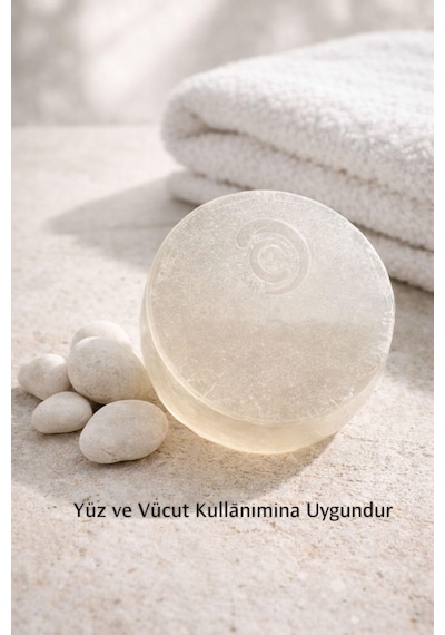 Ruşur Taşlı El Yapımı Doğal Oval Sabun - 100 Gr Ruşur