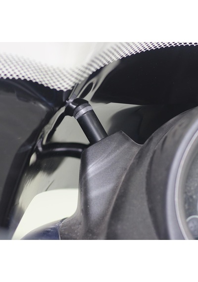 GP Kompozit Yamaha NMAX 125 / 155 2015-2020 Uyumlu Baskılı Elcikli Ön Cam Füme 74 cm