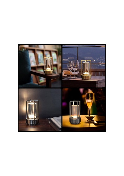 Usb Şarjlı Dokunmatik Kademesiz Led Gece Lambası Masa Lambası 3ışık Modu Dekoratif Ev Kafe Restoran Altın - 786952028 Altın Usb Şarjlı Dokunmatik Kademesiz Led Gece Lambası Masa Lambası 3ışık Modu Dekoratif Ev Kafe Restoran Altın - 786952028 Altın