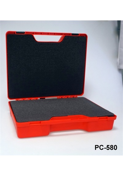 PC-580 Kırmızı Plastik Çanta-Perforeli Süngerli 450 x 360 x 141 m