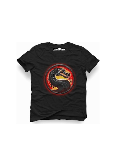 Tshirthane Mortal Kombat Logo Tişört Erkek Tshirt