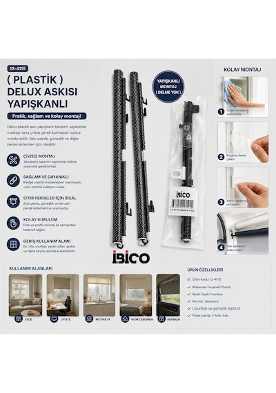 58x125cm Oto-araç - Ev - Ofis Cam Paneli Güneşlik Pvc Perde Makaralı Aç-kapa Vantuzlu Montaj 5250