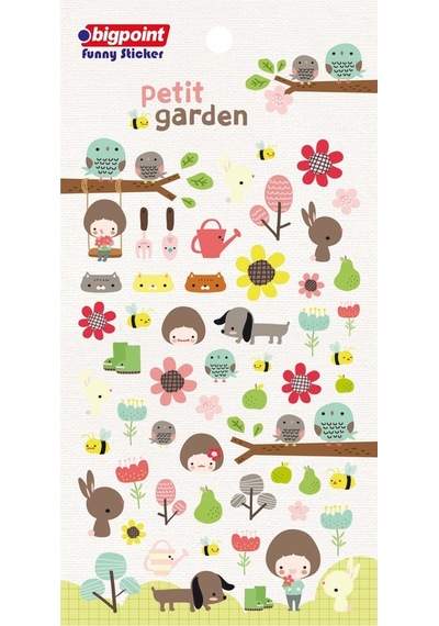 Bigpoint Sticker Küçük Bahçe X 15 Adet