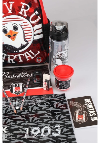 Lisanslı Beşiktaş "yavru Kartal" Tek Bölmeli Küçük Boy 32 Cm Anaokul Çantası,beslenme Kabı,500 Ml Matara İle Full Kırtasiye Seti Altın Lisanslı Beşiktaş "yavru Kartal" Tek Bölmeli Küçük Boy 32 Cm Anaokul Çantası,beslenme Kabı,500 Ml Matara İle Full Kırtasiye Seti Altın