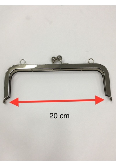 Karantuhafiye Çanta Ve Cüzdan Klipsi Burs 20 Cm Gümüş Gümüş