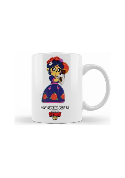 Brawl Stars Calavera Pıper Kupa Bardak Porselen No26974 Karışık