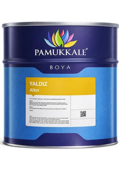 Pamukkale Yaldız Alüminyum Soba Boyası 200 Derece Isı Geçirmez 5 Lt
