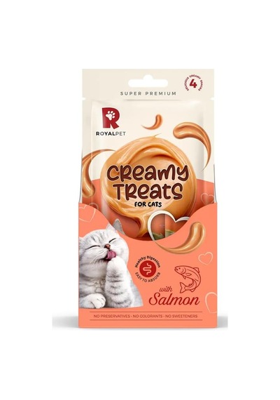 Royalpet Somonlu Kedi Kreması 4 X 14 Gr