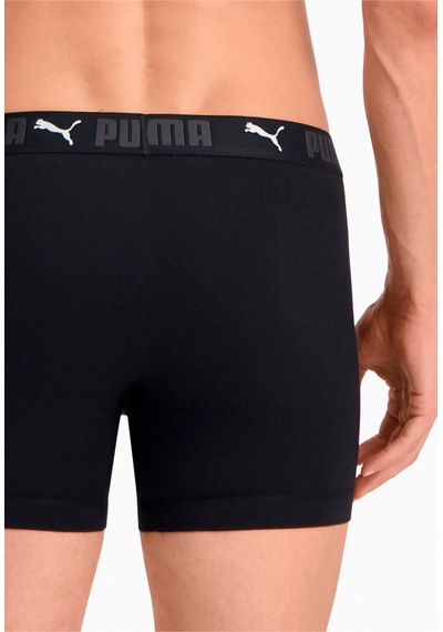 Puma Sport Erkek Pamuk Boxer 2Li Paket 935521 01 Siyah
