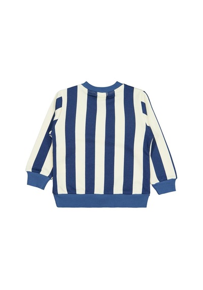 Civil Boys Çizgili Yıldız Baskılı 2-5 Yaş Sweatshirt - Mavi İndigo