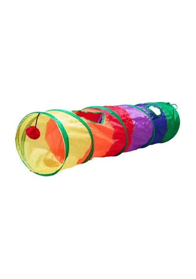 Nunbell Kedi Tüneli Kedi Oyuncağı120 Cm, Çap: 25 Cm
