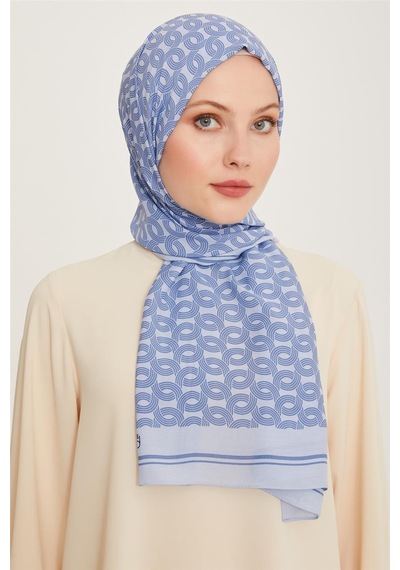 Armine Trend Defne Şal 5772-2 10 26 Mavi