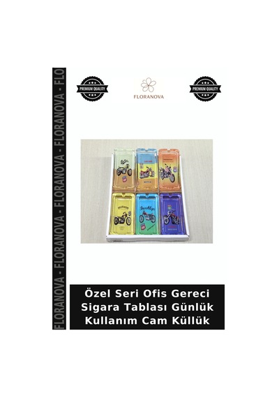 Özel Seri Ofis Gereci Sigara Tablası Günlük Kullanım Cam Küllük