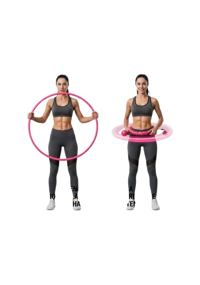 Ers Evde Spor İçin Akıllı Hula Hoop Çemberi Mor