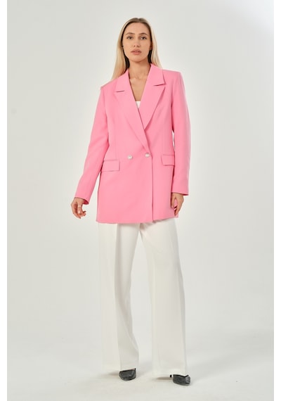 Oversize Dokuma Blazer Ceket 001
