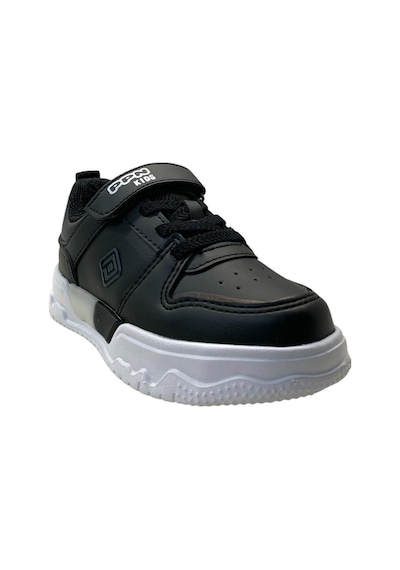 1603 Hafif Çocuk Okul Öncesi Işıklı Sneaker Siyah