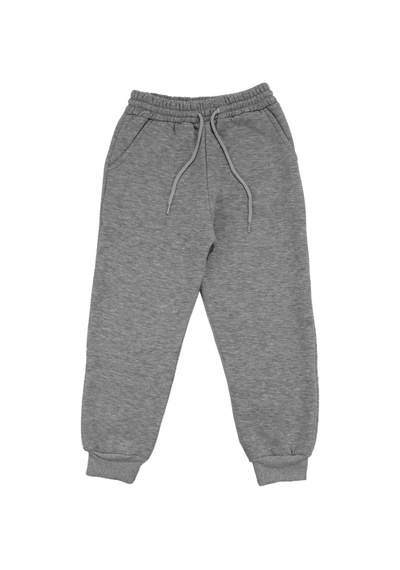 Bebegen Unisex Gri Polarlı Cepli Üç İp Eşofman Tek Alt Çok Renkli