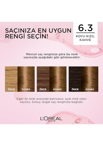 Excellence Creme Saç Boyası 6.30 Açık Karamel