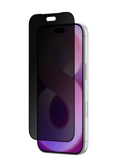 Apple iPhone Uyumlu 18 Pro Max Amazingthing Radix Privacy Parmak İzi Bırakmayan Temperli Cam Ekran Koruyucu Siyah