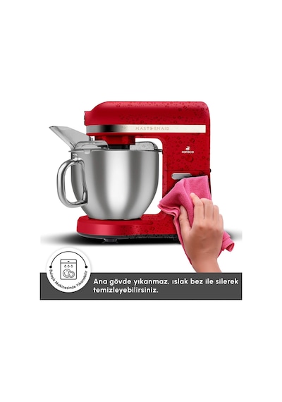 Karaca Mastermaid Chef Pro 1750 W Çift Kollu Stand Mikser