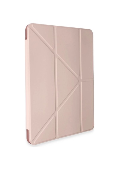 Xiaomi Pad 6 Kılıf Kalemlikli Mars Tablet Kılıfı - Rose Gold Arka Kapak