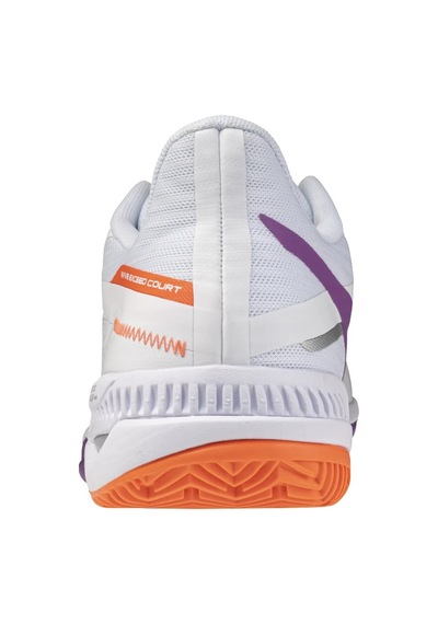 Mizuno Wave Exceed Court Cc Kadın Tenis Ayakkabısı Beyaz / Mor Çok Renkli