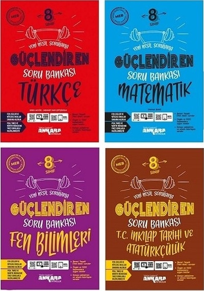 Ankara Yayıncılık 8.sınıf Full Güçlendiren Soru Bankası Set