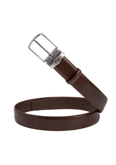 Pierre Cardin Deri Erkek Kemer En 3,5 Cm Pc0anlsz Kahverengi
