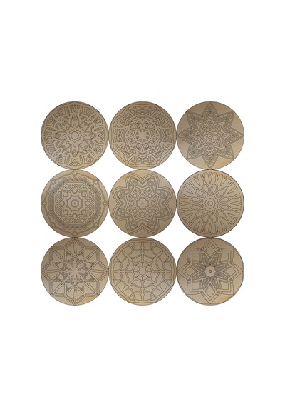 Ahşap Mandala Boyama Seti No.2