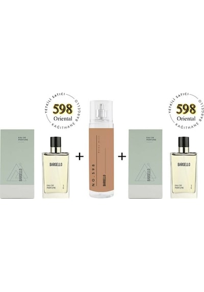 Bargello 598 + 598 Oriental Unisex Parfüm EDP 50 ML + No: 598 Unisex Body Diğer