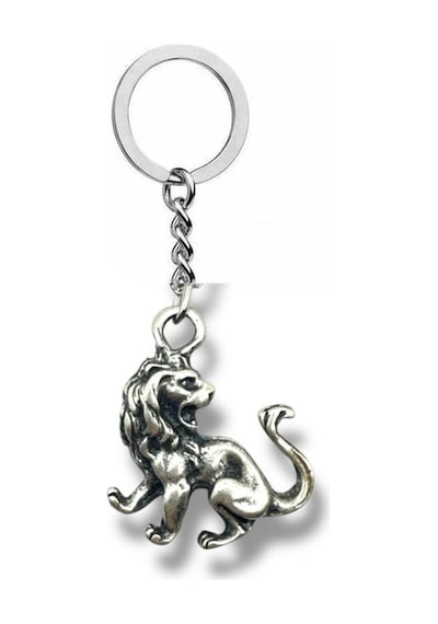 Roar Of The King Kükreyen Aslan Figürlü Unisex Metal Anahtarlık