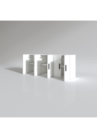 Kenzlife Hazır Mutfak Nonus Byz 060 150 32 Mutfak Banyo Dolabı Kapaklı Raflı