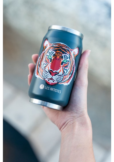 Les Artistes Paris Isı Yalıtımlı Kutu Çelik Termos 280ml Tiger Renkli