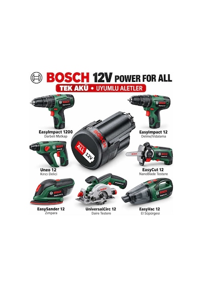 12v Power For All Çift Batarya 2 Adet 1.5 Ah Akü + Gal 1210 Cv Şarj Cihazı Yeşil Seri Uyumlu