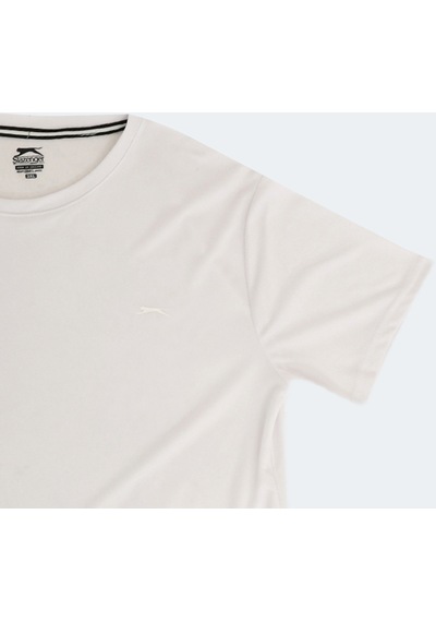 Slazenger Odalıs Büyük Beden Erkek Kısa Kol T-Shirt Beyaz St13Te157-000