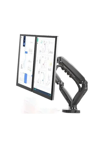 North Bayou F160 2'li Amortisörlü Masa Monitör Sta Ndı 17"-27" 2'li Stand - Kapasite : 2kg-9kg