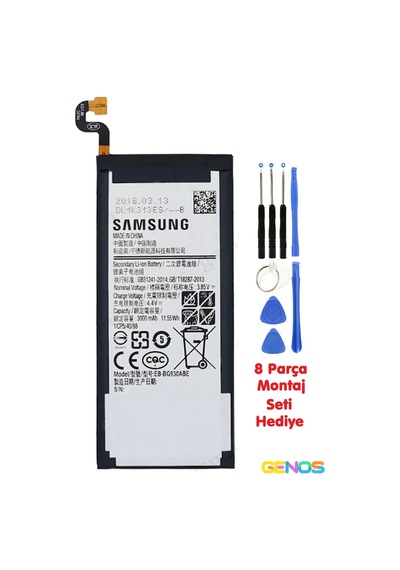 Samsung Galaxy Uyumlu S7 G930 Batarya Pil A++ Lityum Polimer Pil + Montaj Set