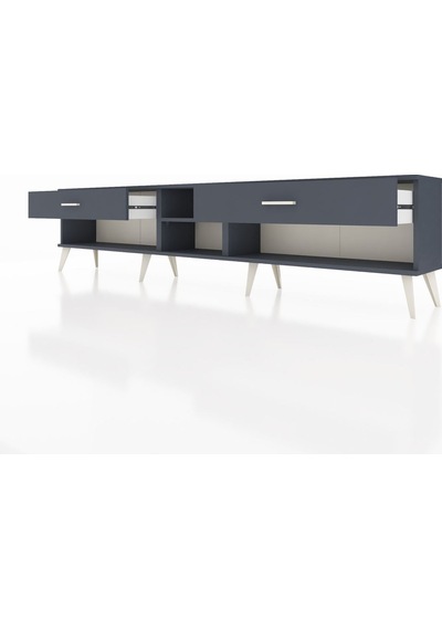 Arges Tv Ünitesi Tek Raflı 2 Çekmeceli 220x30x51 Antrasit-antrasit Antrasıt/antrasıt - Antrasıt Arges Tv Ünitesi Tek Raflı 2 Çekmeceli 220x30x51 Antrasit-antrasit Antrasıt/antrasıt - Antrasıt