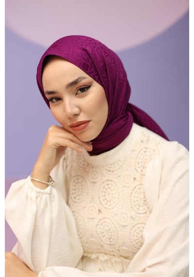 Silk Home Deluxe Şal - Mürdüm - Mürdüm