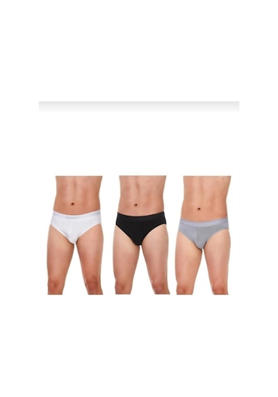 Yıldız 656667 Erkek Karışık Renkli Modal Kemerli Slip 6 Adet 001